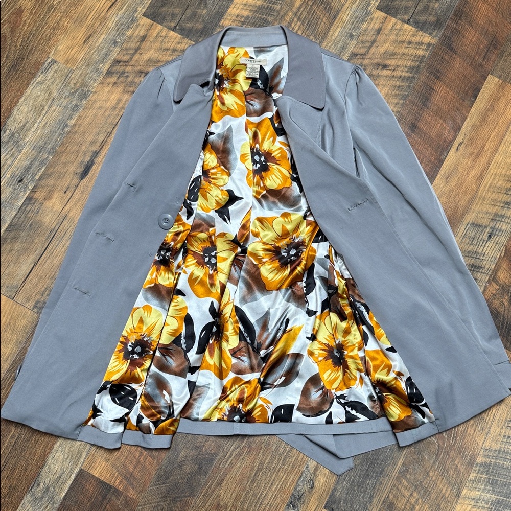 Vertigo Paris Gray Trench Coat - Picture 3 of 7
